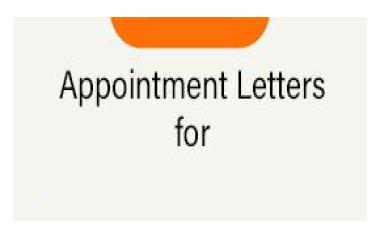 DME Lecturers of Dental Colleges Appointment Letters